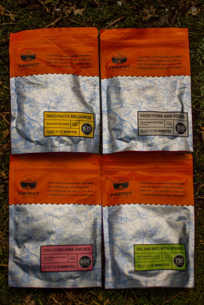 Firepot dehydrated camping meals review