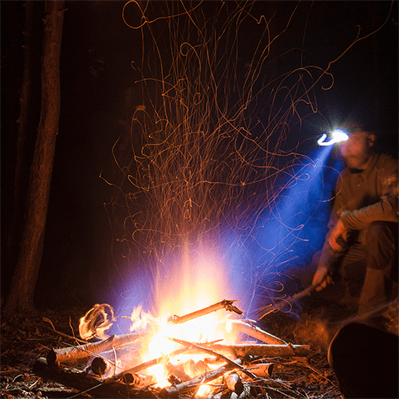 How to avoid spark holes when sitting by a campfire
